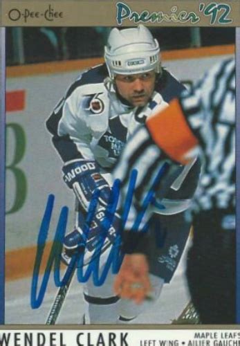 Wendel Clark Autographs and Memorabilia | Sports, Hockey