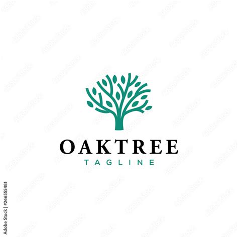 Oak Tree Logo Vector