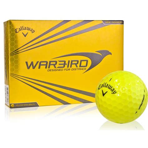 Callaway Golf Prior Generation Warbird Yellow Golf Balls Golfballs.com