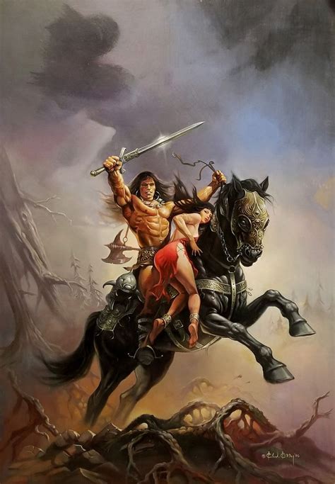 Frazetta Conan The Barbarian Art