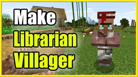 How to Make a Librarian Villager in Minecraft (Best Tutorial) - YouTube