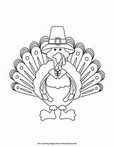 Pilgrim Thanksgiving Coloring Page sketch template