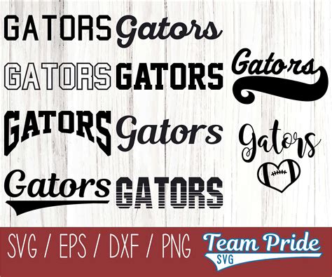 Gators SVG Bundle Digital Download Printable Svg Eps Dxf - Etsy UK