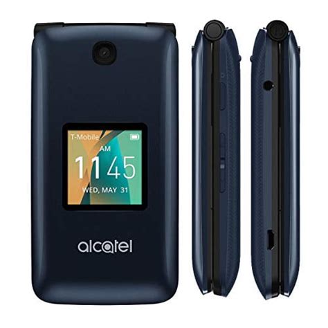 Alcatel Go Flip 4GB 4044W Blue - T-Mobile - Walmart.com