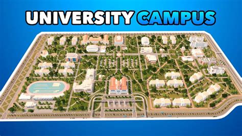 Building a huge University Campus in Cities: Skylines | Vanilla No Mods Build Ep. 9 - YouTube