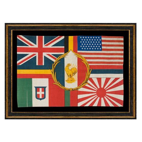 Stunning Wwi Allied Forces "victory" Or "peace" Flag at 1stDibs | allied power flag, allied ...