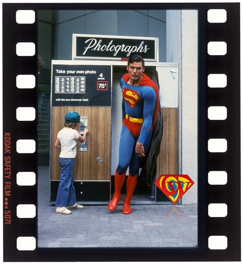 Aaron Smolinski and Christopher Reeve 35mm color slide | CapedWonder Superman Imagery