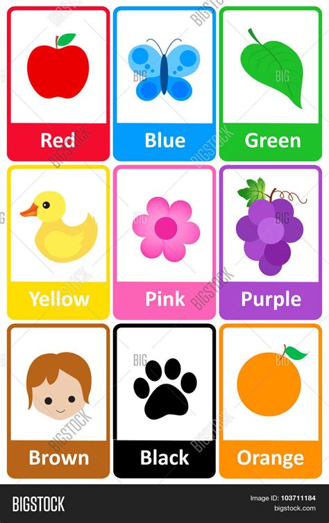 Color Flash Cards Printable Free - FREE PRINTABLE TEMPLATES