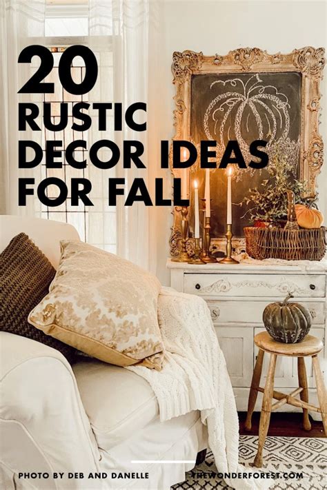 20 Easy Rustic Fall Decor Ideas - Wonder Forest