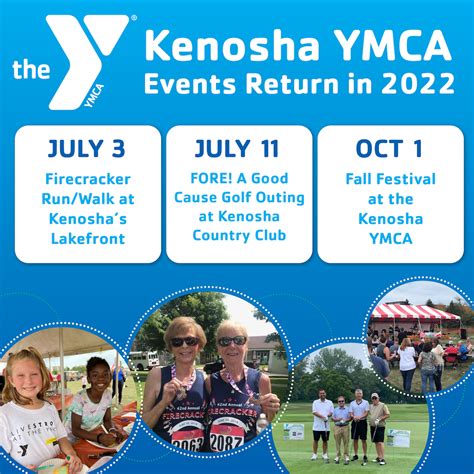 Kenosha Y Announces Return of 3 Events in '22