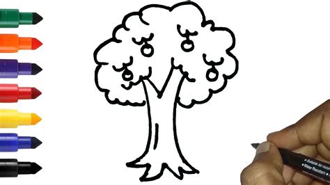 How To Draw A Tree For Kids Step By Step - Just print them out and ...