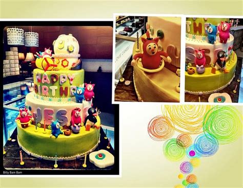 Billy & Bam-Bam Birthday Theme - Decorated Cake by three - CakesDecor