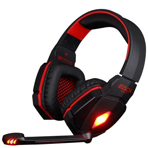 EACH G4000 3.5mm Gaming Headset Stereo Headphones Headband with Mic For ...