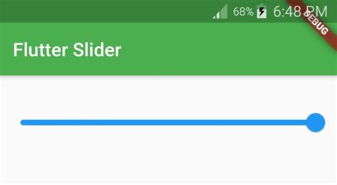 Flutter Slider Properties