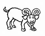 Billy Goats Gruff Coloring Goat Pages Troll Three Colouring Printables  sketch template