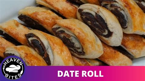 ٌKlecha Dates Roll Recipe - How to make a Kleicha Roll - YouTube