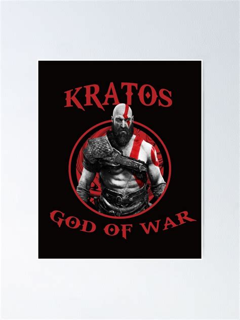 "Kratos God Of War" Poster for Sale by EffingArt | Redbubble