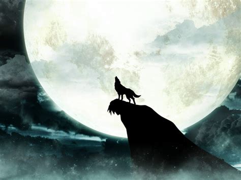 Anime Wolf Howling Wallpapers - Wallpaper Cave