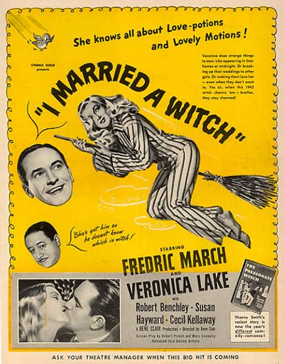 Confessions of a Film Philistine: I Married a Witch (1942)