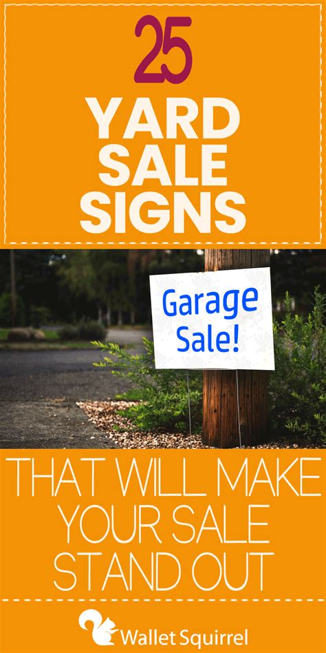 25 Yard Sale Signs That Will Make Your Sale Stand Out