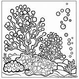 Coral Reef Coloring Pages  Free & Printable sketch template