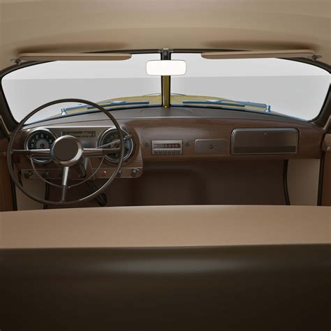 Generic 50S Sedan With Interior - 3D Model by dragosburian