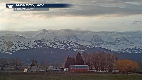 WeatherNation - Jackson, WY Sunday morning timelapse