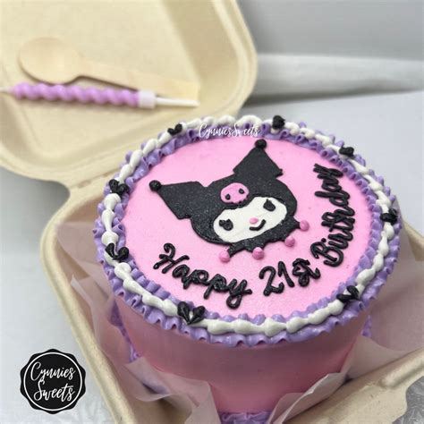 Kuromi lunchbox cake | Crazy cakes, Just cakes, Funny birthday cakes