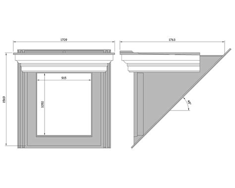 45° Apex Roof Dormer | GRP Window Surround | 10362-03