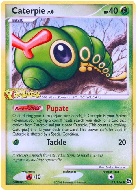 Caterpie - Great Encounters #63 Pokemon Card