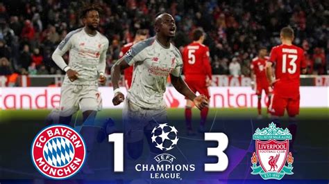 Liverpool vs Bayern Munich 3-1 Highlights & Goals - Round of 16 (2nd ...