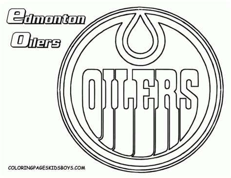 Nhl Coloring Pages (18 Pictures) - Colorine.net | 27143 | Oilers hockey ...