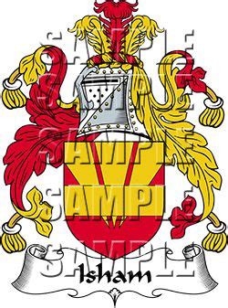 Buy Isham Family Crest / Coat of Arms gifts | Coat of arms, Family ...