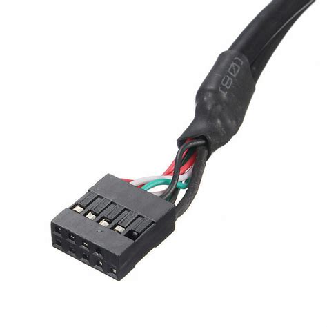 30cm Dual 2 USB 2.0 A Female to 10 pin Female 0.1" USB Header Motherboard Cable | eBay