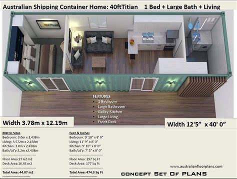 40 Foot Shipping Container Home Blueprints Best Selling House Plans for ...