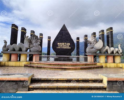 Landmark of Sarangan Lake in Magetan City, Which is Called Telaga Sarangan Editorial Photo ...