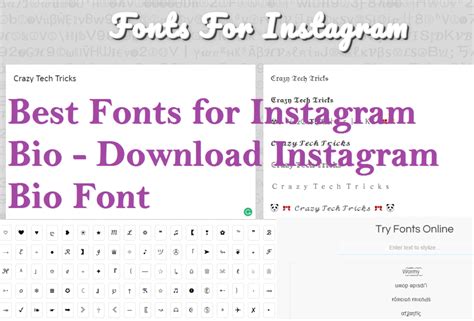 Incredible How To Put Cool Fonts In Instagram Bio Basic Idea | Typography Art Ideas