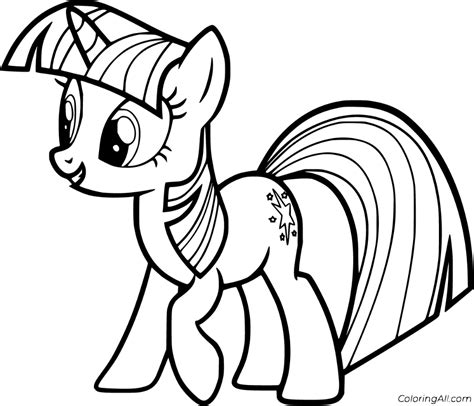 My Little Pony Princess Twilight Coloring Pages