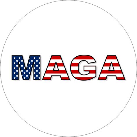 MAGA Round Sticker – Wallmonkeys