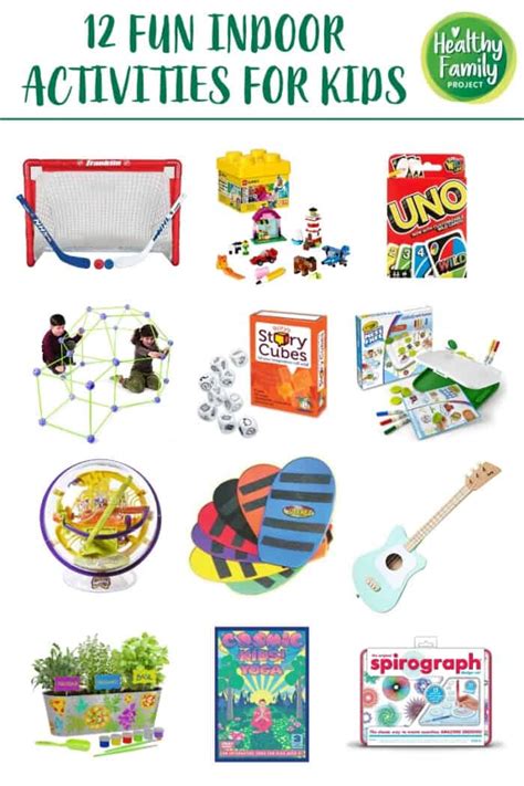 12 Fun Indoor Activities for Kids, Kids Indoor Activities | Healthy Family Project