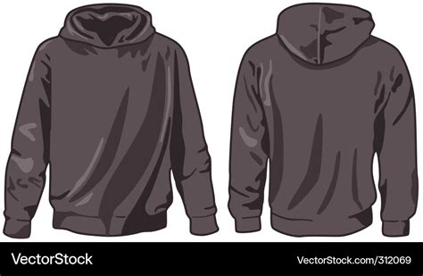 Hoodie Royalty Free Vector Image - VectorStock