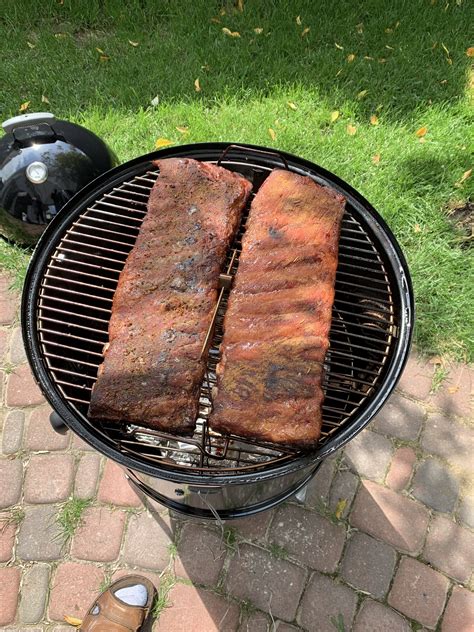 Weber Smokey Mountain 18 : First cook Ribs