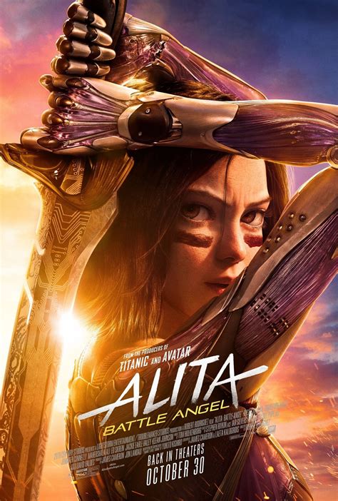 A New Alita: Battle Angel Poster Has Dropped for the Rerelease