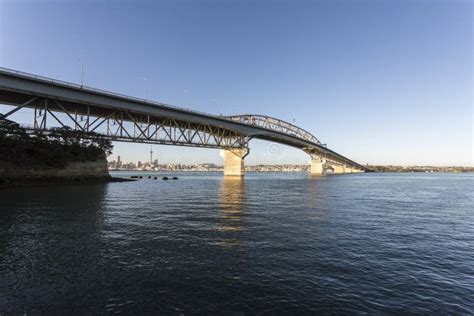 Auckland Harbor Bridge stock image. Image of cityscape - 31038319