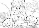 Crazy Anger sketch template