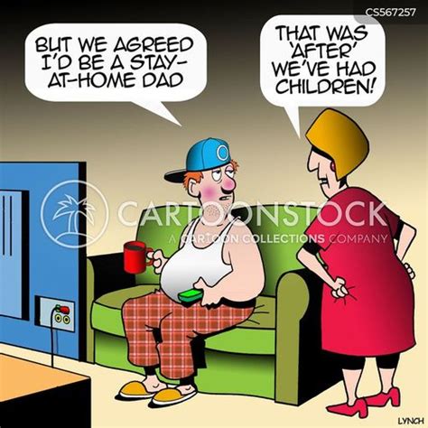 Stay At Home Dad Cartoons and Comics - funny pictures from CartoonStock