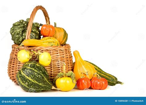 Thanksgiving Basket Stock Image - Image: 10896581