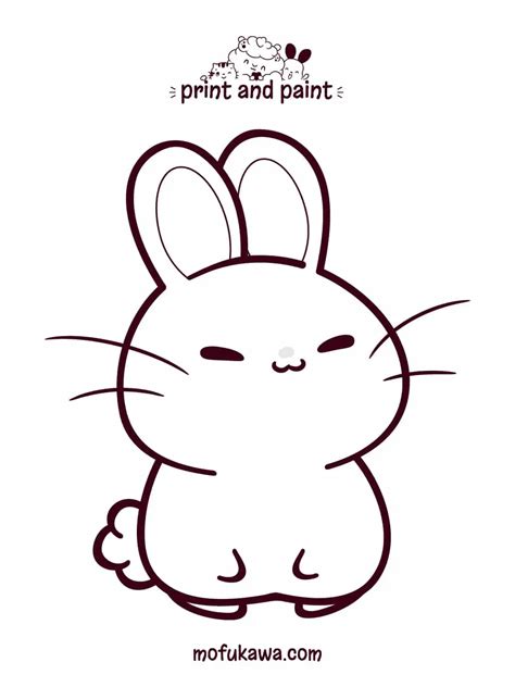 How To Draw A Bunny - Kawaii Style - Easy Step By Step Guide