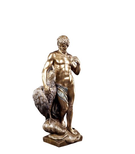 Ganymede Statue Figurine With Zeus Eagle.male Statue.ganimedes | Etsy