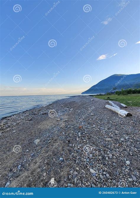 Nature Baikal lake stock image. Image of ocean, horizon - 260482673